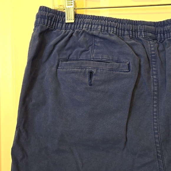 Goodthreads, Men's Shorts, Sz Lg, Blue, Cotton, Durable, Denim, Elastic Waist - Picture 9 of 11